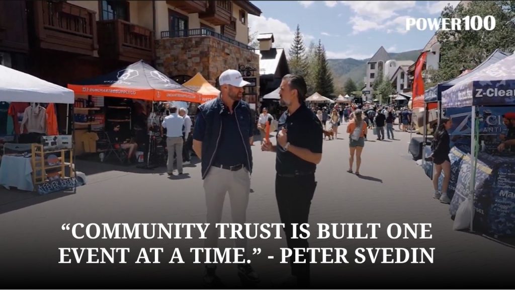 The Big Stage Started With A Small Tent: Peter Svedin Says Community Trust Is Built One Event At A Time
