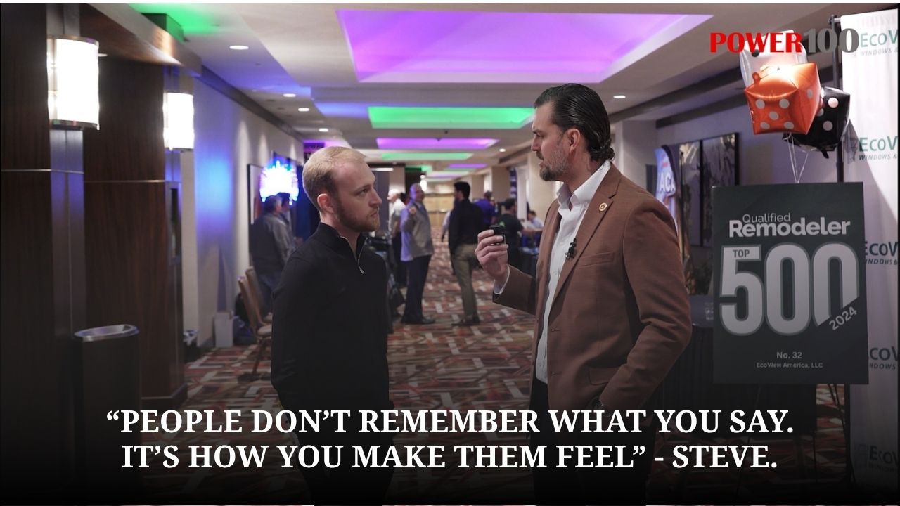 “People Don’t Remember What You Say. It’s How You Make Them Feel”: EcoView Dealer Steve Says Destination Motivation Adds Another Layer To The Customer Experience While Helping Contractors Keep More Sales