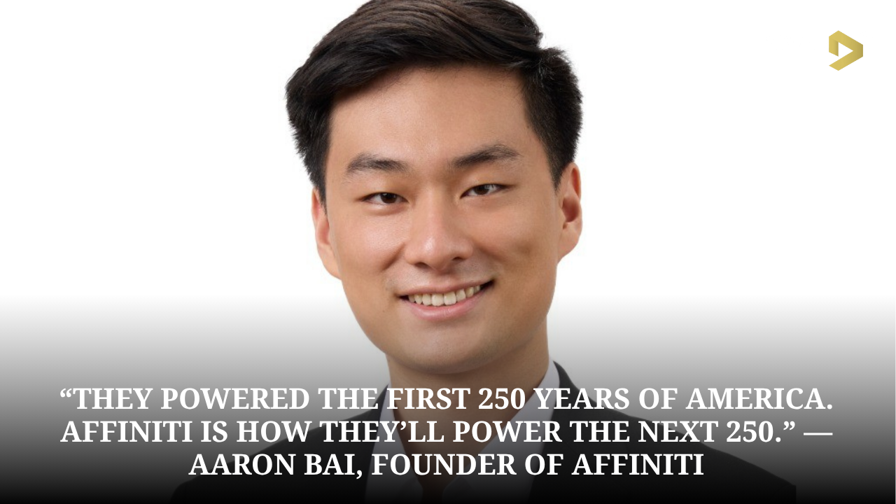 Affiniti CEO Aaron Bai Unveils America's Financial Operating System To Power The American Dream For Independent Businesses