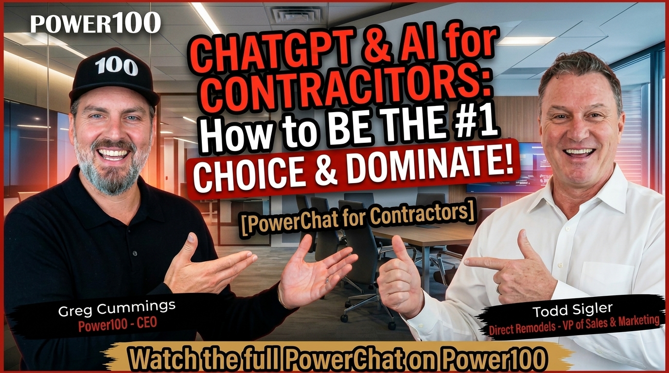 “I Need To Be Recognized In This New Form Of Communication”: Todd Sigler Says Contractors Must Help AI Understand The Reputation Homeowners Already Trust