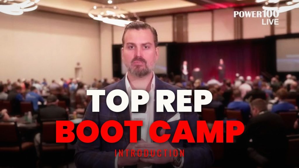 Power100 LIVE, @Top Rep Boot Camp Morning Introduction!!