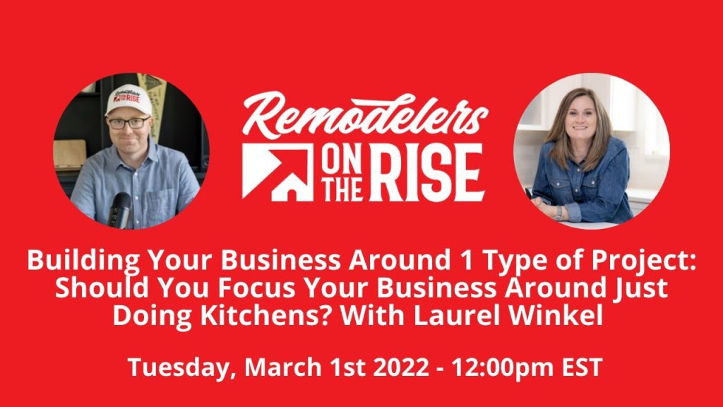 Building Your Business Around 1 Type of Project