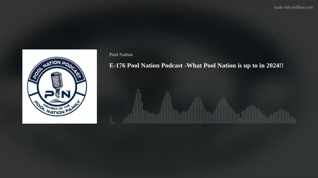 E-176 Pool Nation Podcast -What Pool Nation is up to in 2024!!