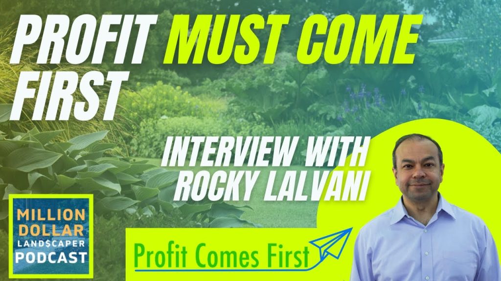 Profit Must Come First