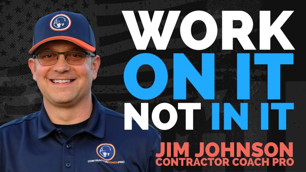 “Work On It – Not In It” – NEW BOOK BY JIM JOHNSON