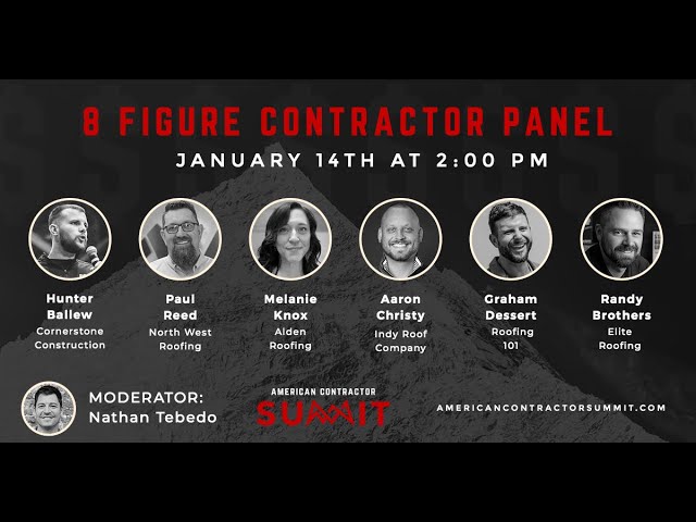 American Contractor Summit – 8 Figure Contractor Panel – Free Content!!